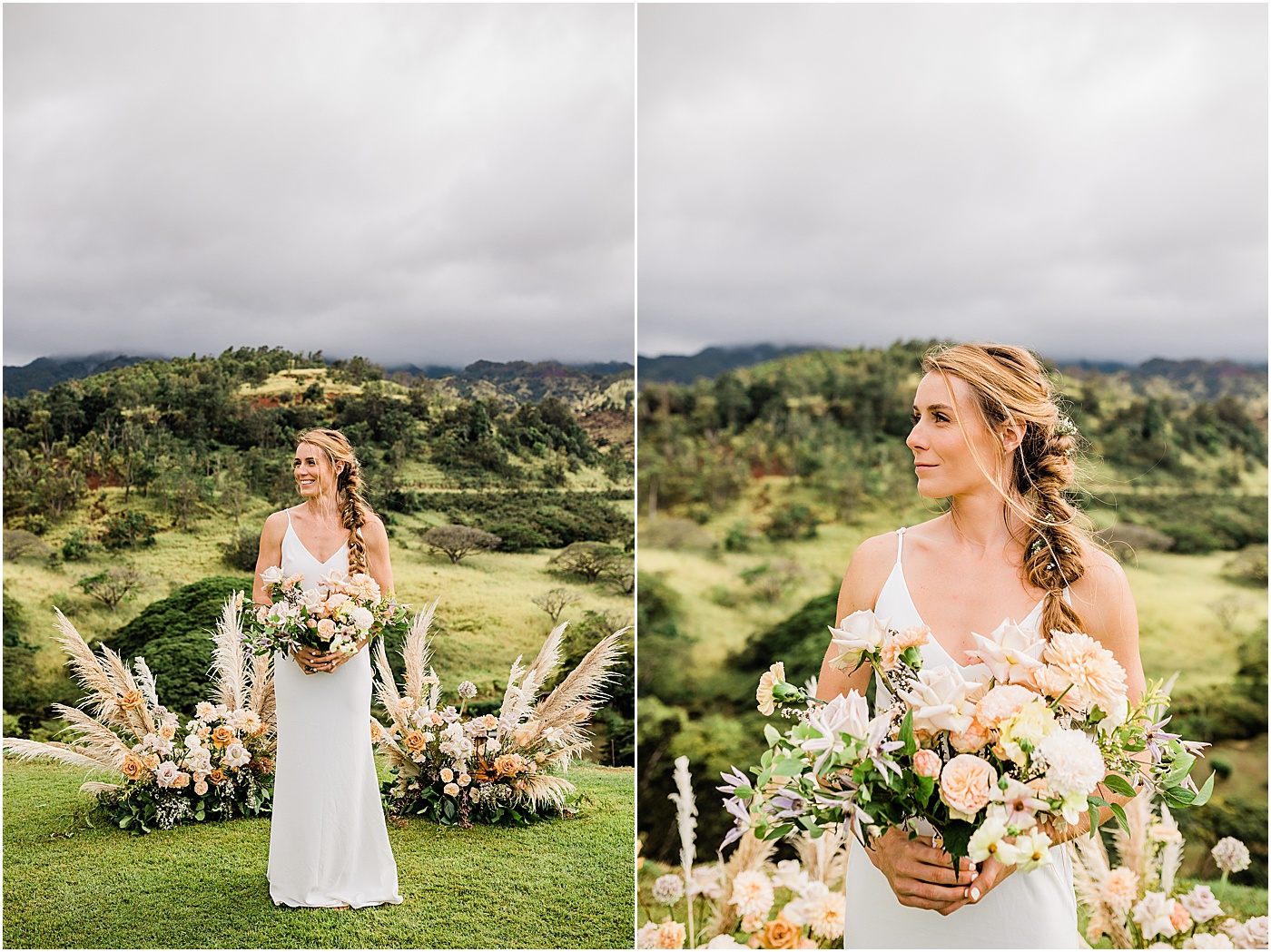 bride at kaala vista wedding venue