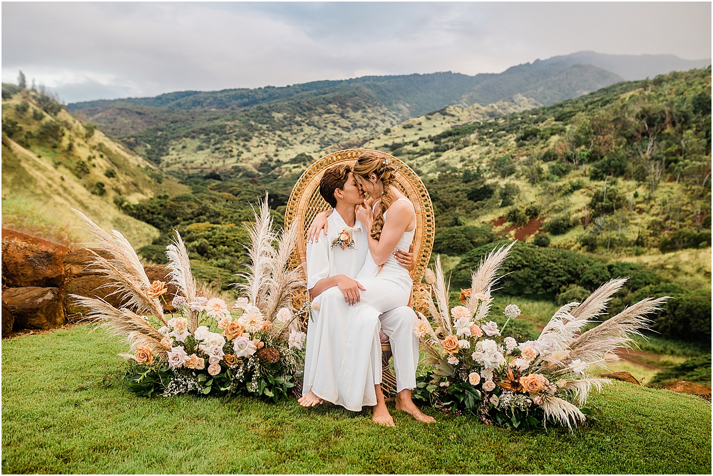 same sex marriage at kaala vista wedding venue