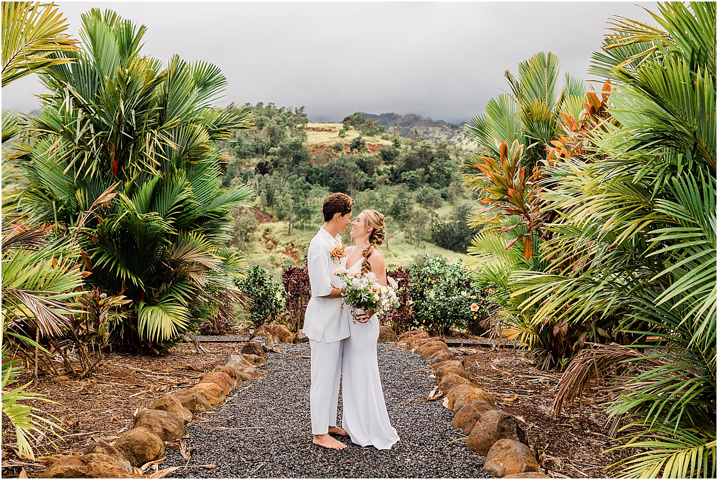 first look at kaala vista wedding venue